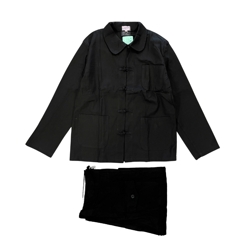 Ensemble bleu de chine noir - ANTICHER – Stock Américain