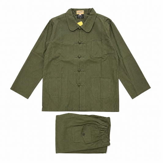 Ensemble bleu de Chine Olive enfant - ANTICHER