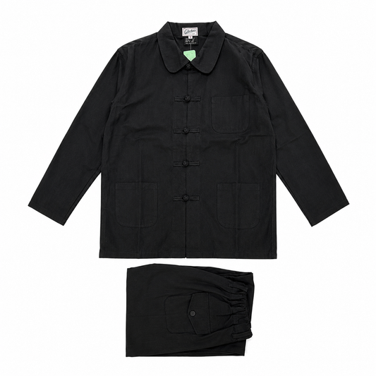 Ensemble bleu de Chine Noir enfant - ANTICHER