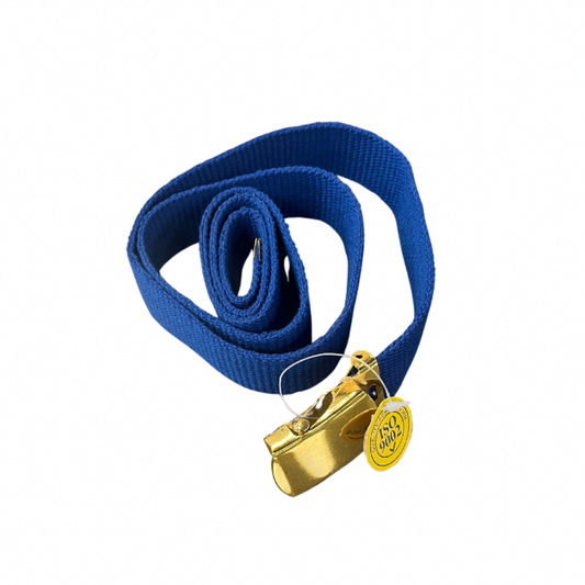 Ceinture en toile bleu