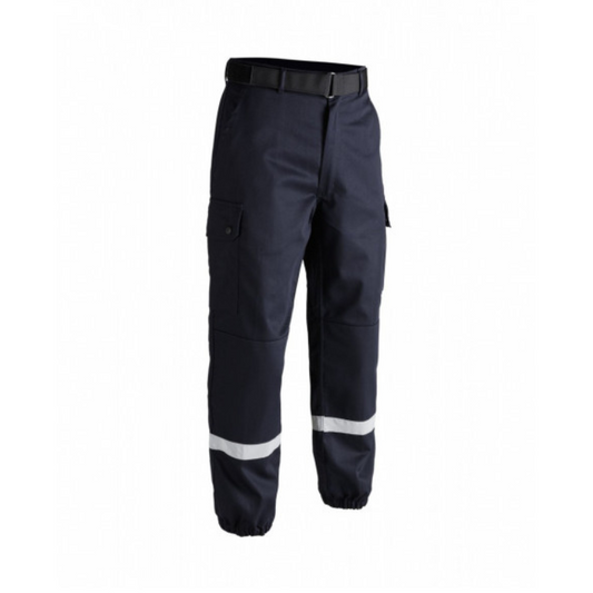 Pantalon treillis f2 bleu marine bande réfléchissante - A10 EQUIPMENT