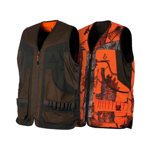 Gilet réversible camo Vert/Orange - TREELAND