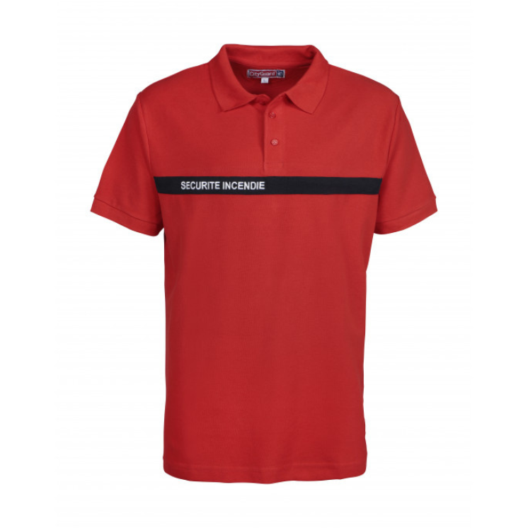 Polo manche courte secu incendie - CITYGUARD