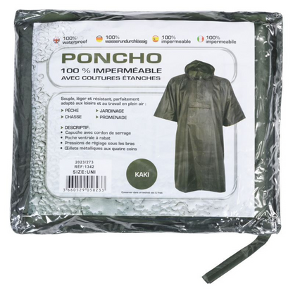 Poncho kaki - PERCUSSION