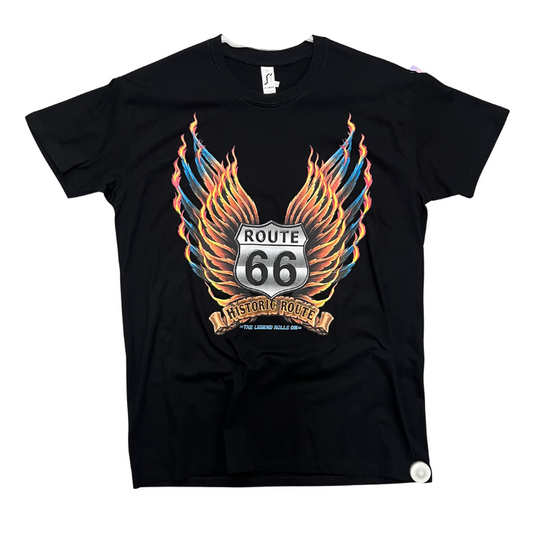 T-shirt noir route 66